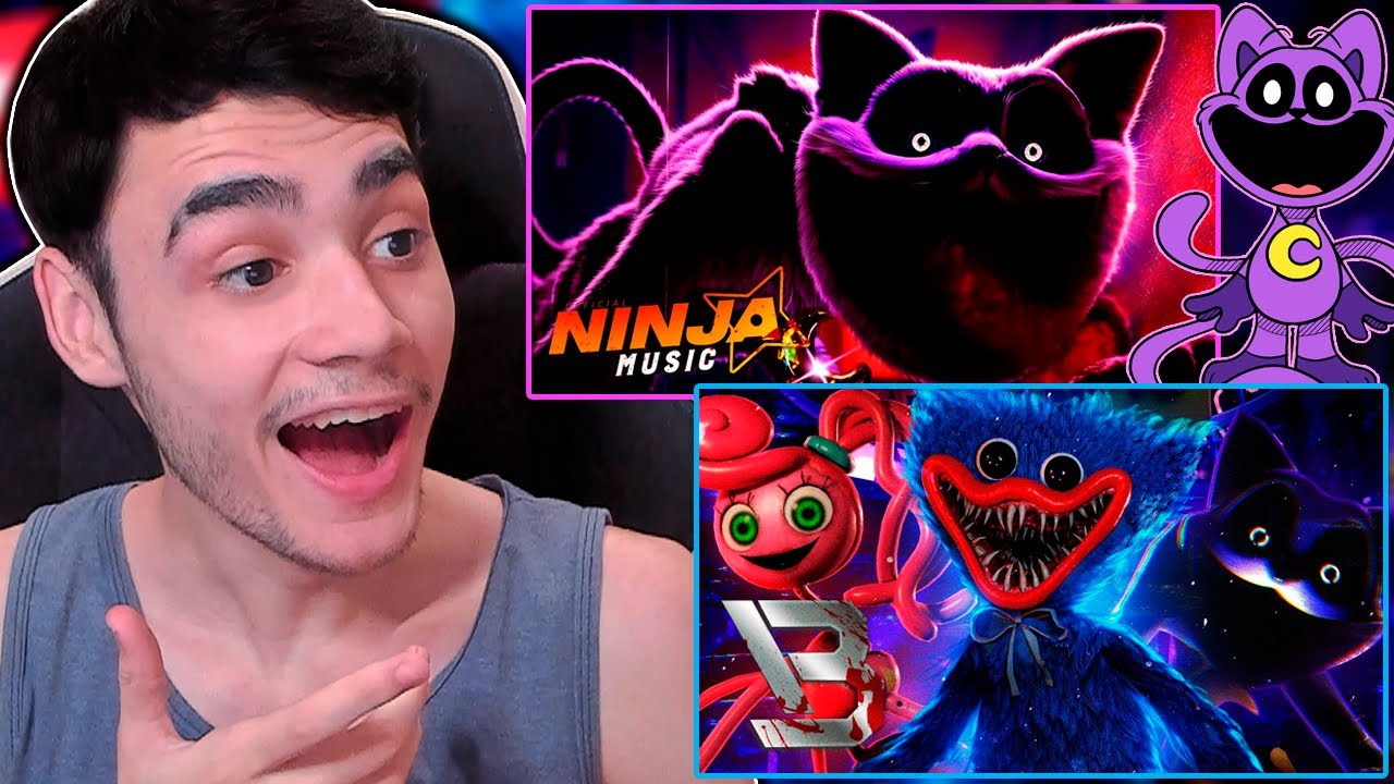 REACTs | Hora de Ninar - CatNap (Capítulo 3) // Hora de Brincar (Poppy Playtime) | Ninja & Blaze