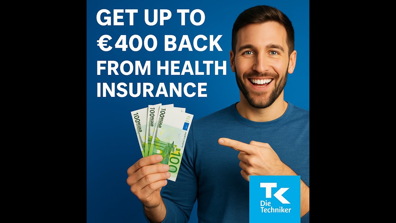 Get &euro;400 Back from Your German Health Insurance (TK, AOK, BKK) || TK Bonus Program Explained