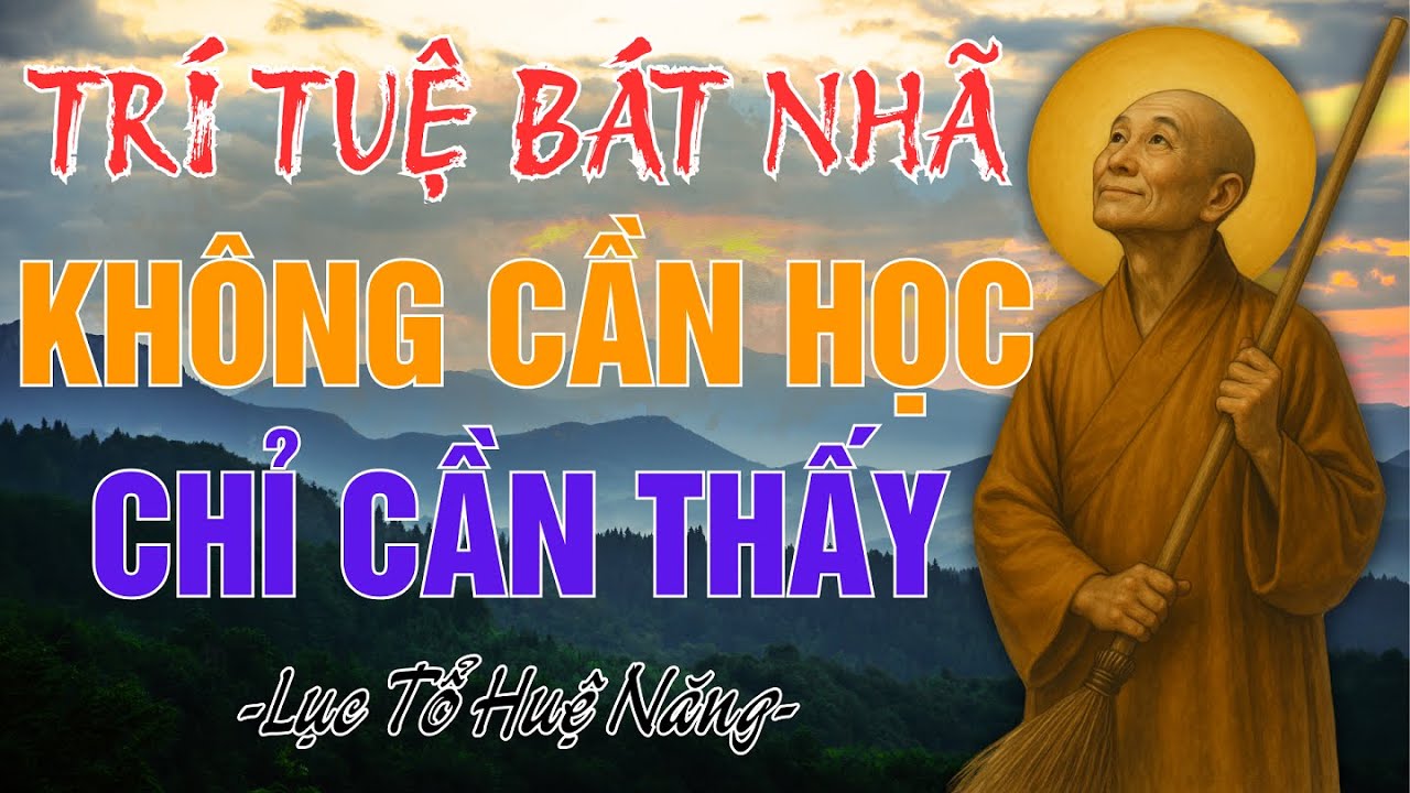 Lục Tổ Huệ Năng: Kẻ Dốt Ngộ Bát Nhã – Trí Tuệ Không Đến Từ Học, Mà Từ Cái Thấy Rỗng Rang