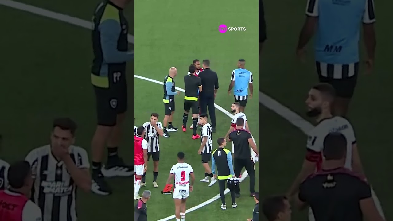 T&Eacute;CNICO DO BOTAFOGO DISCUTE COM JOGADOR DO VIT&Oacute;RIA! #vitoria #botafogo