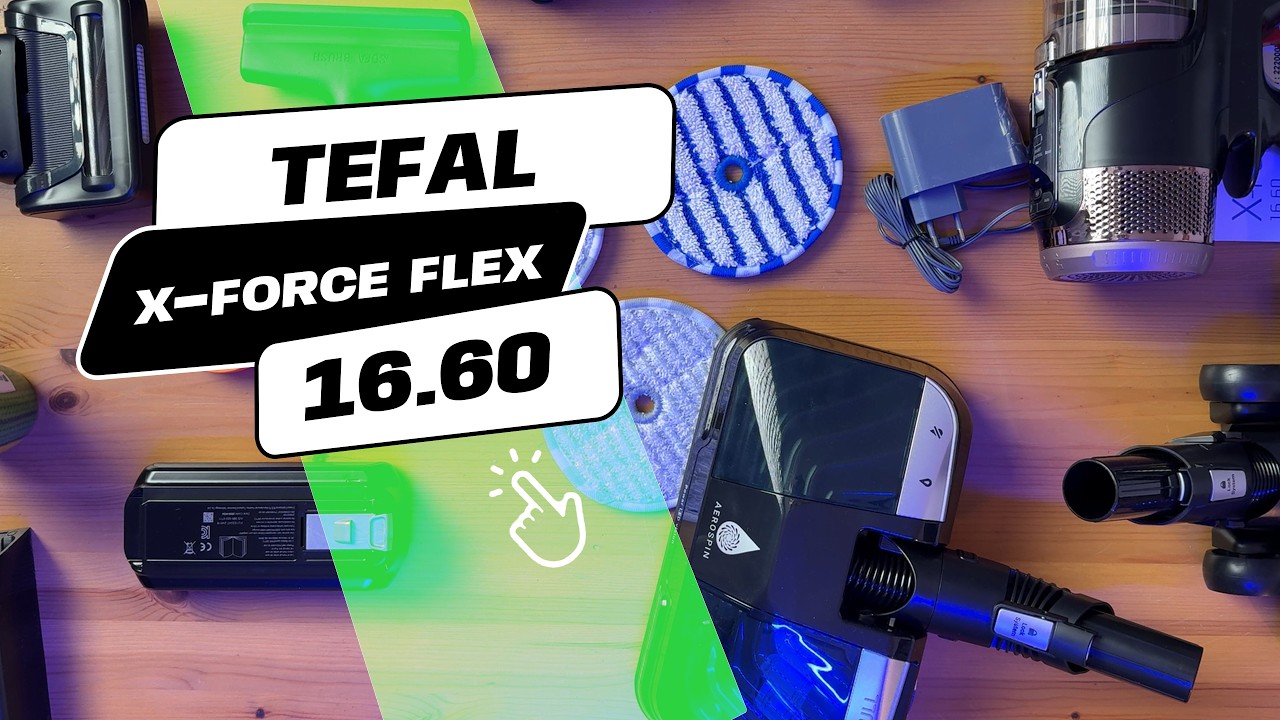 Ten odkurzacz oszczędza czas… i kręgosłup. Tefal X-Force Flex 16.60