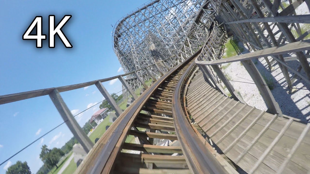 Kentucky Rumbler front seat on-ride 4K POV Beech Bend