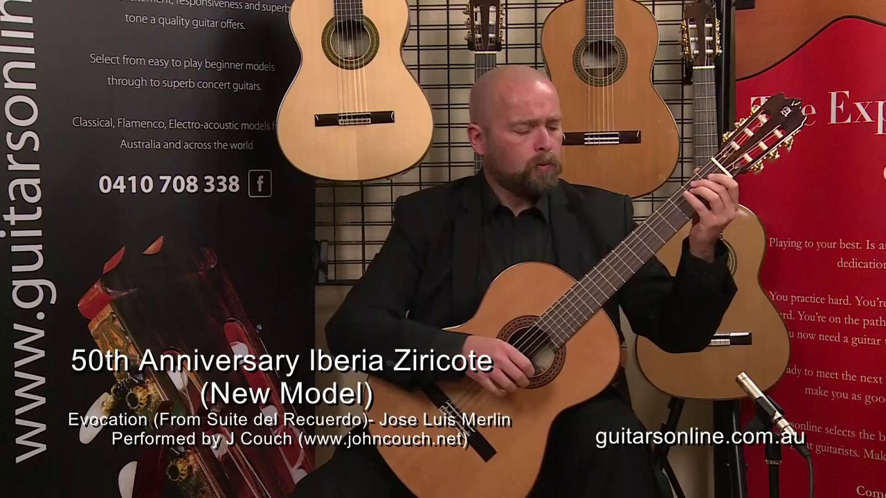 Alhambra Guitar, Model 50th Anniversary Iberia Ziricote- Evocacion-Interpreted by John Couch