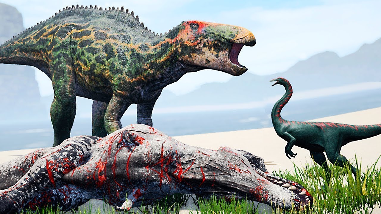 familia de shantugossauros ataque de gigas o fim