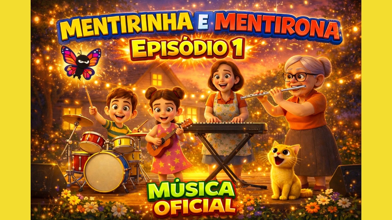 Mentirinha e Mentirona - Episódio 1 - Música oficial - Venha ouvir essa aventura musical encantada!