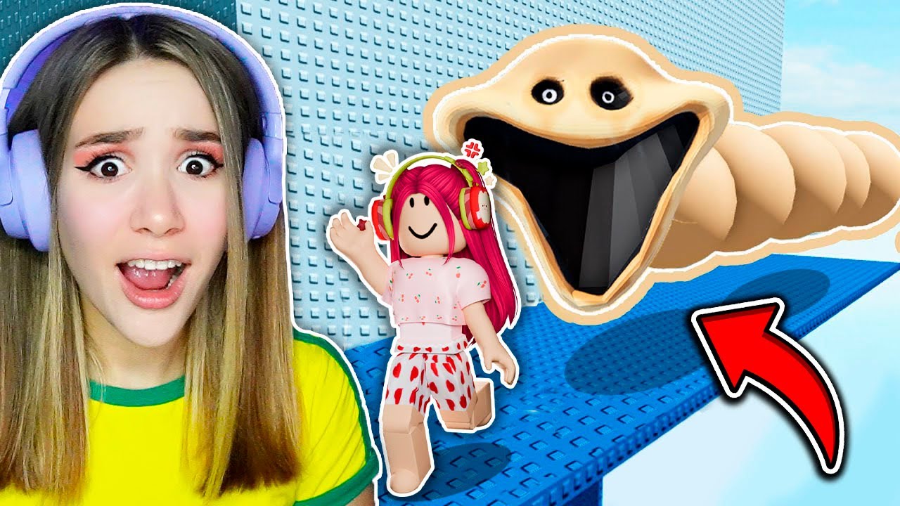 ПОБЕГ ОТ ЧЕРВЯКА ПОЖИРАТЕЛЯ БАШНИ ТРОЛЛЯ В РОБЛОКС! 😱