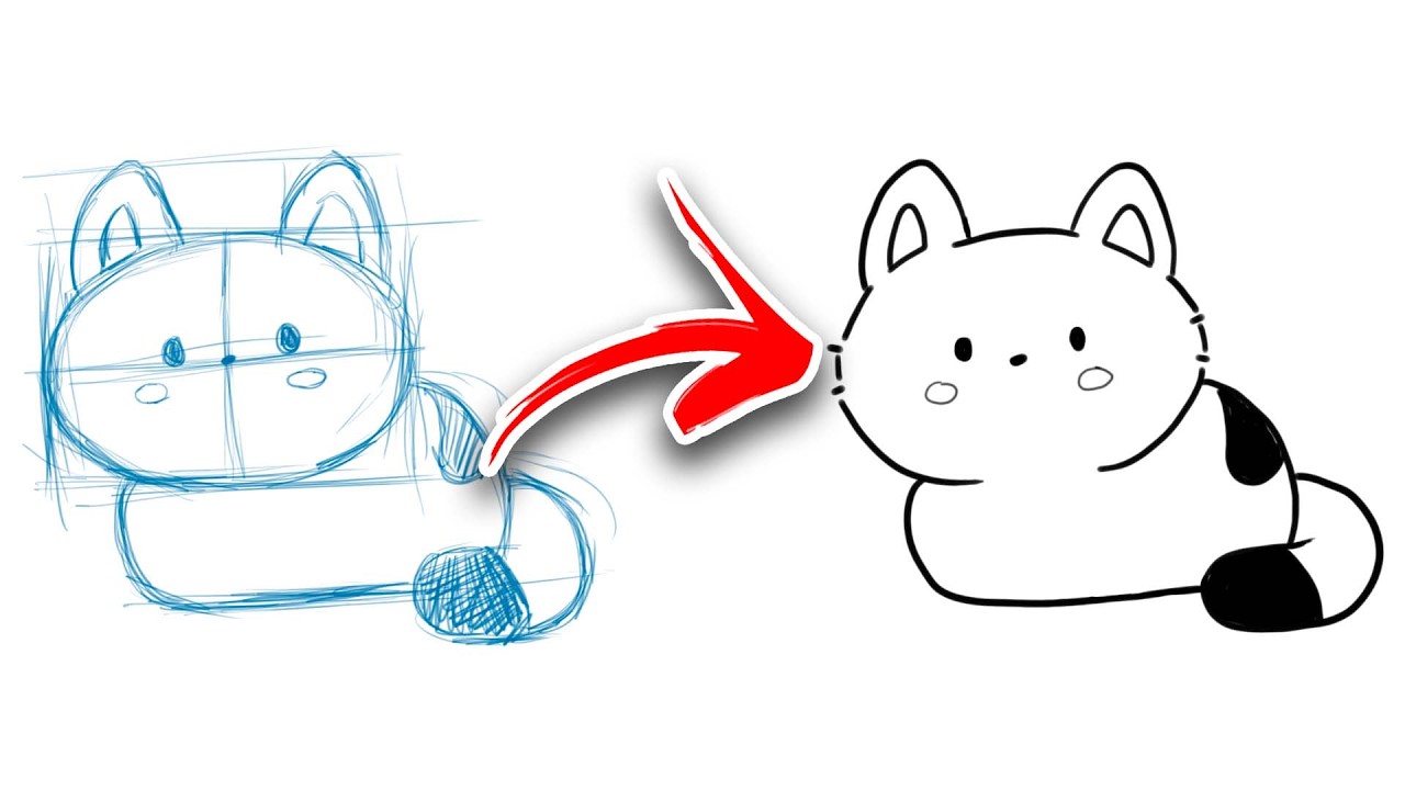 How to Draw a Cute Kawaii Cat ✨ Easy Step by Step Tutorial