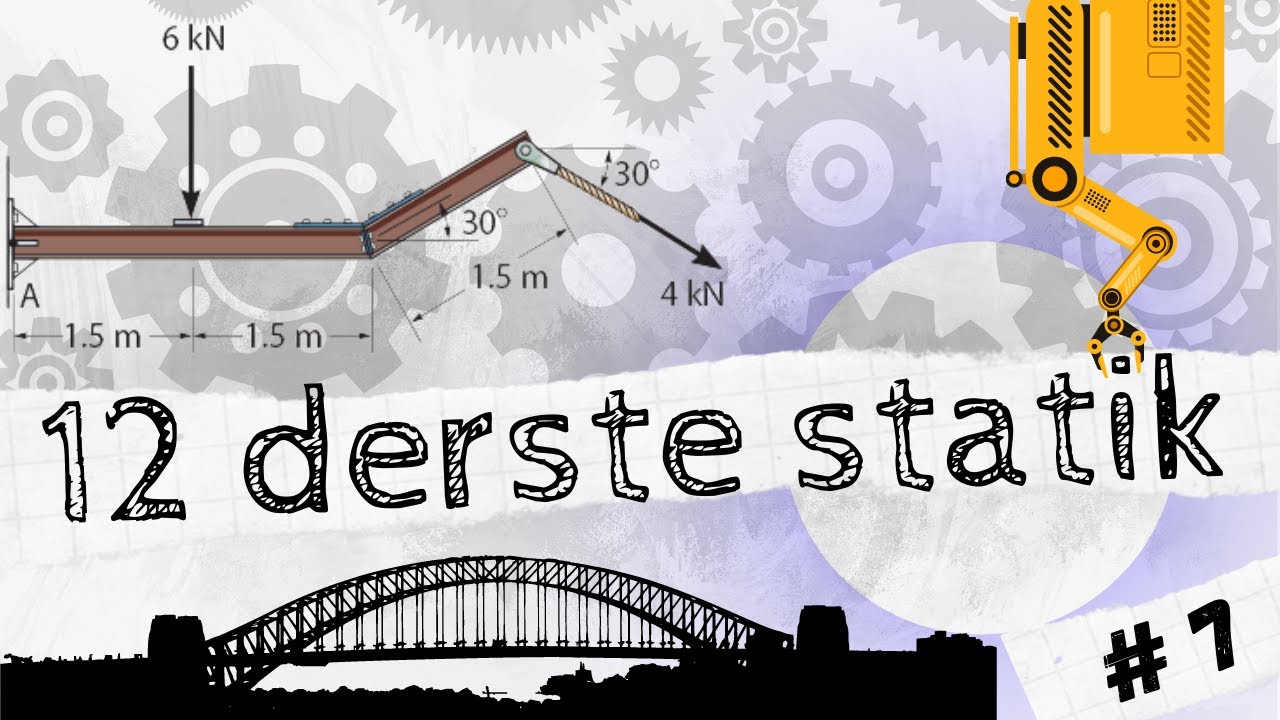 Statik Konu Anlatımı ve Soru Çözümleri #7 (Truss Systems Section - Kafes Sistemleri Kesit Yöntemi)