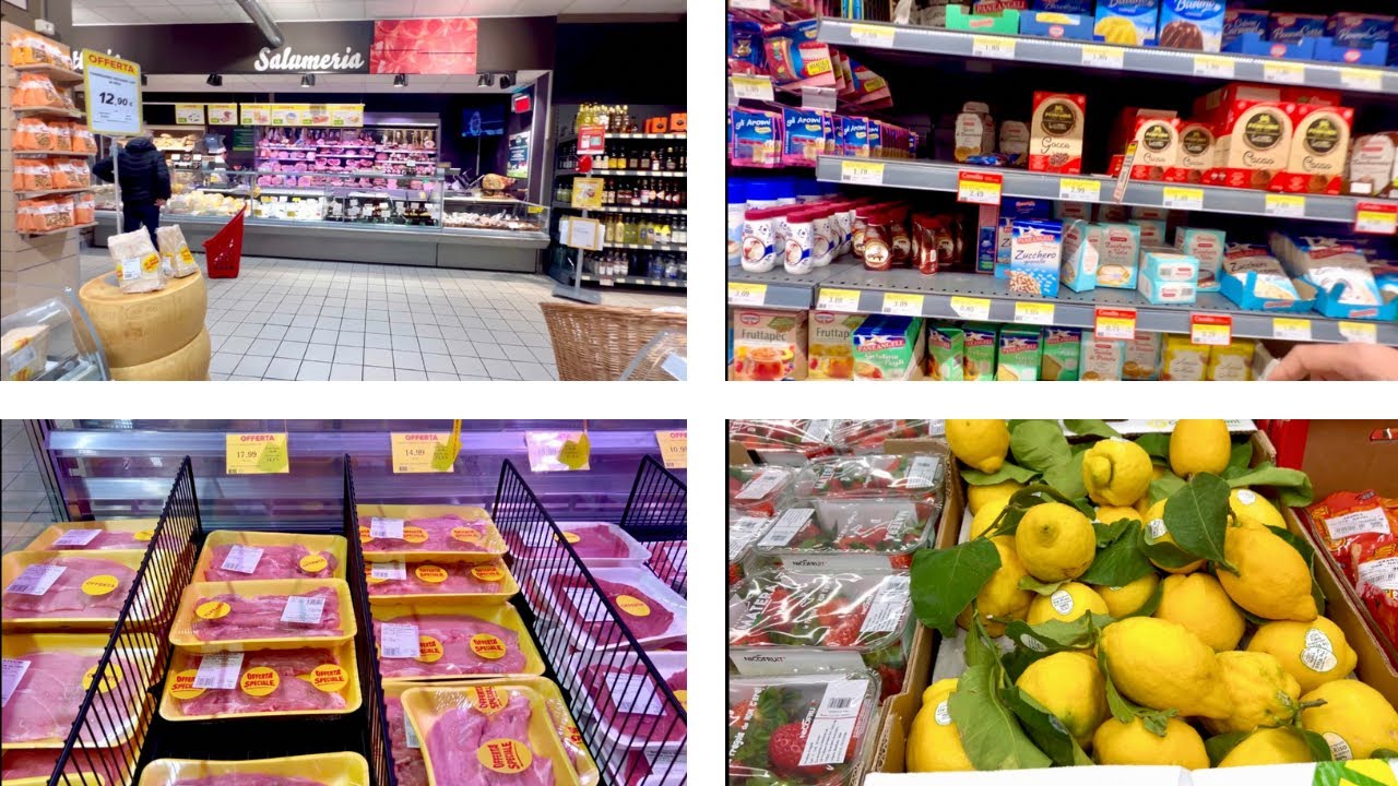 Пазаруване. Цените на хранителните продукти в Рим