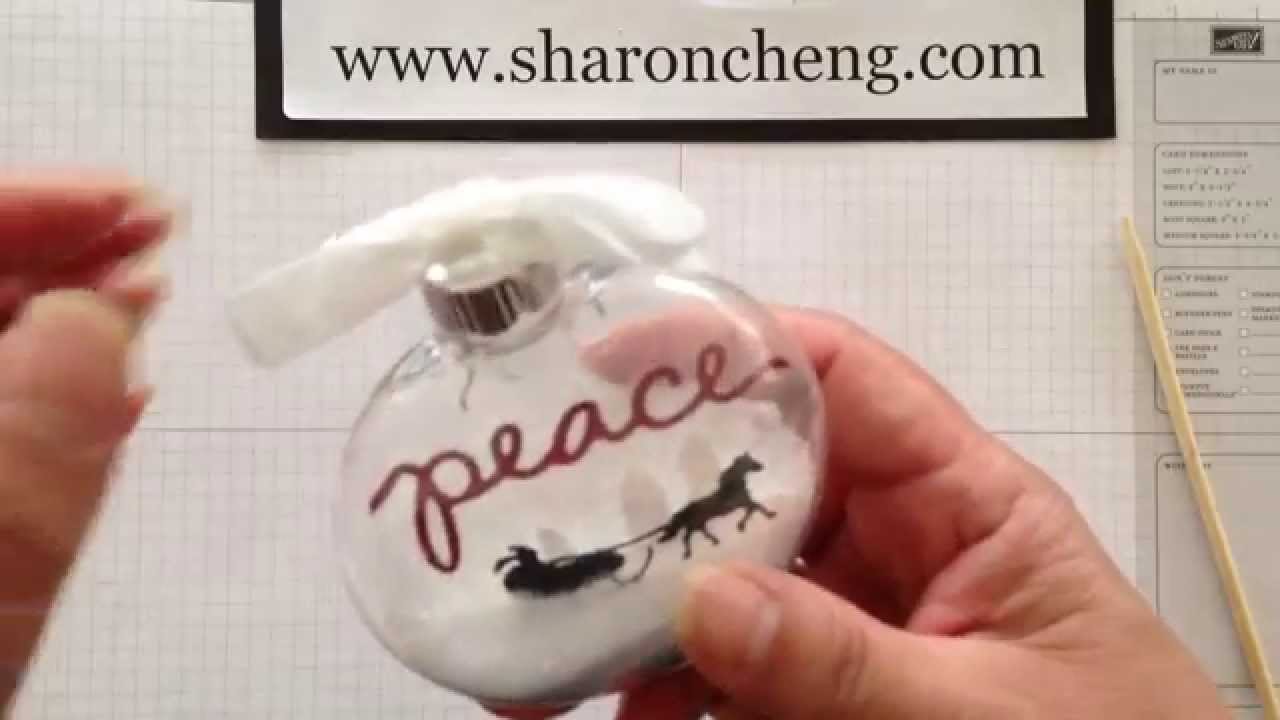 Sleigh Ride Ornament Tutorial with Sharing Creativity and Company