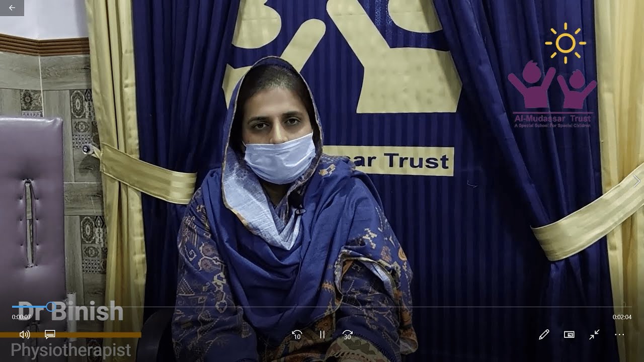 Al- Mudassar Trust l Dr Binish ,physiotherapist @al mudassar trust FOR ZAKAT AND SPONSORSHIP
