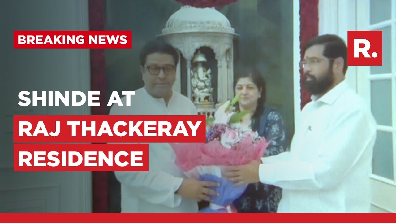 MNS chief Raj Thackeray meets Maharashtra CM Eknath Shinde
