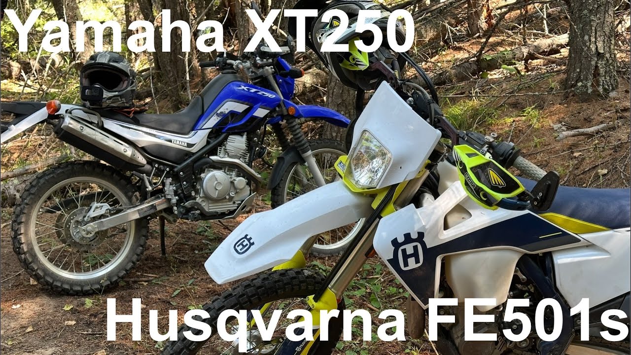 Singletrack and Hill Climbs on the XT250
