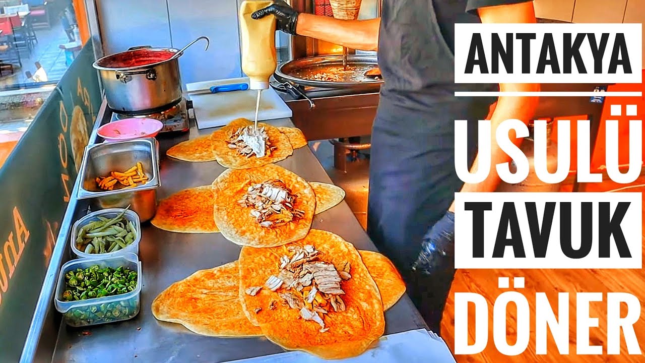 TANK GİBİ DÜRÜM YAPIYOR ÖĞRENCİLERİ DOYURUYORLAR !! | Antakya Usulü Tavuk Döner