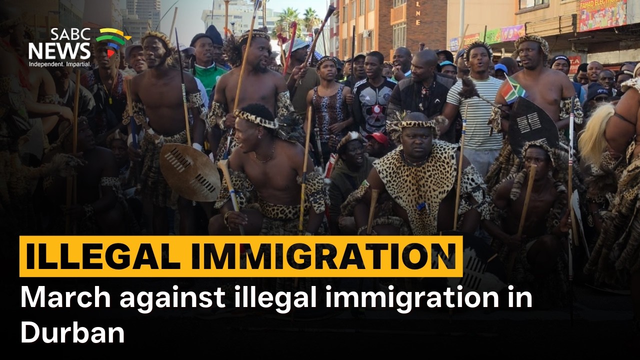 March against illegal immigration in Durban