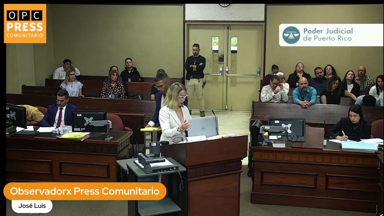 Juicio en Su Fondo Asesinato Roberto Viqueira, Tribunal de Ponce, 22 de diciembre en la Mañana
