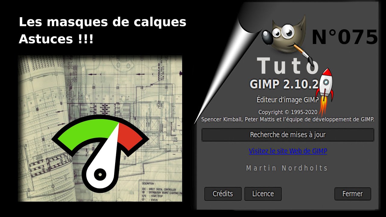 Tuto Gimp 2 10 pour débutant – 075 – Les masques de calques : Astuces !