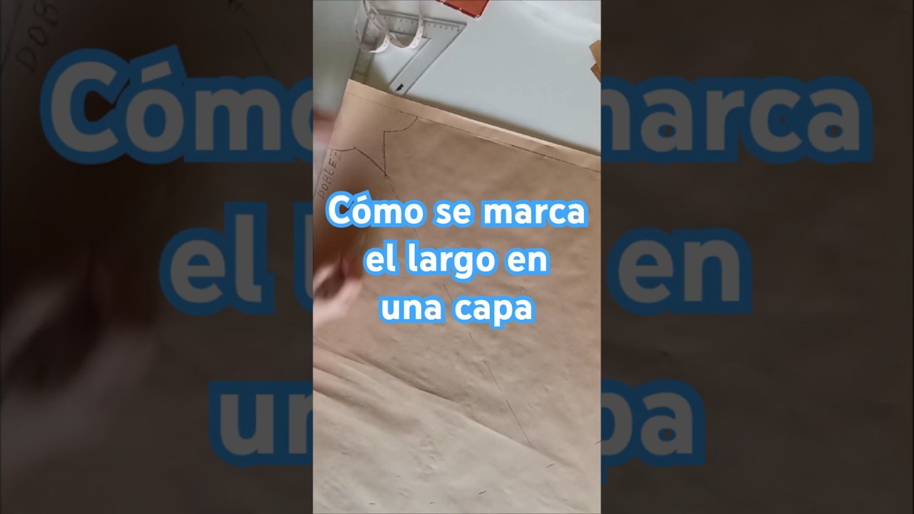✂️ LARGO DE CAPA EN UN PATR&Oacute;N #costura #capa #nazarenos #disfraz #cosiendoconpaula