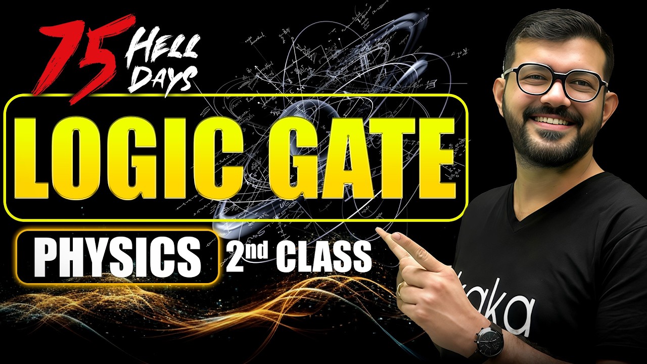 Logic Gate Bullet Shot for NEET 2026 | Day 4 - 75 Hell Days for NEET 2026 ~ AJ Sir