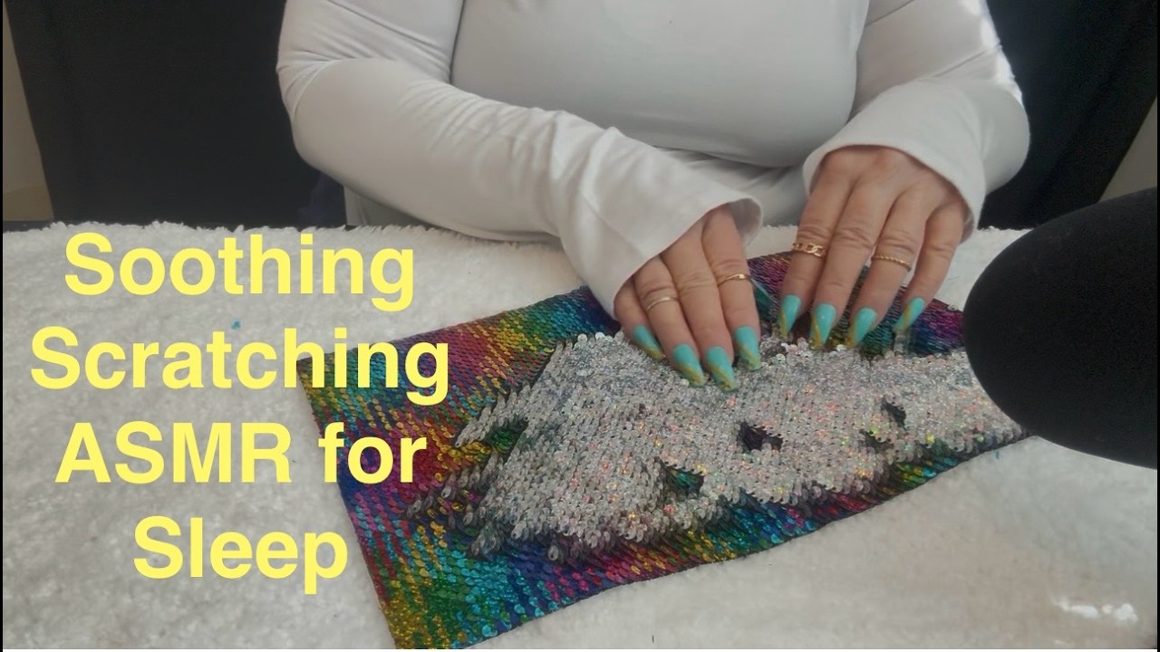 ASMR A SENSORY LULLABY Relaxing Scratching 'Only' Triggers  for Rest & Soothing Sleep  No Talking