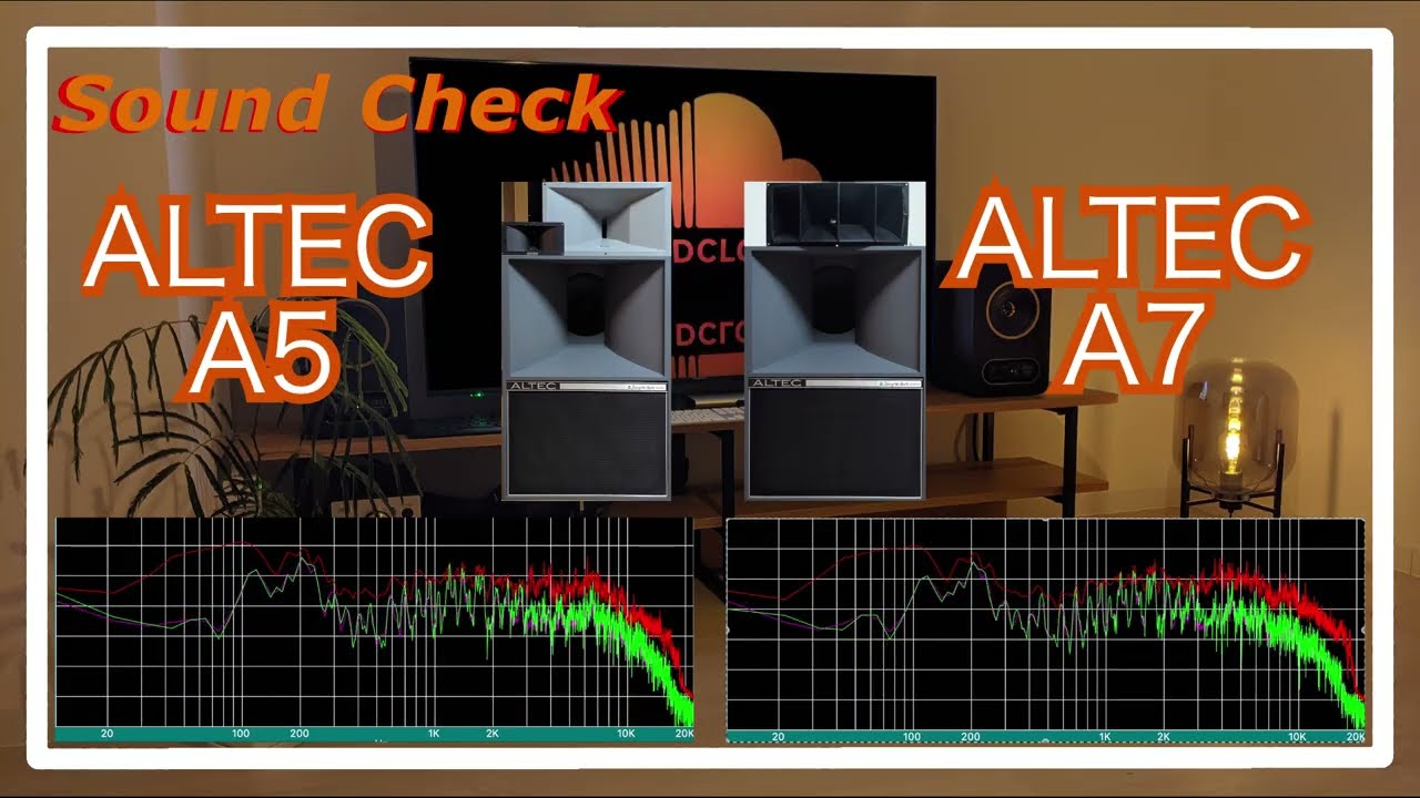 ALTEC A5 vs ALTEC A7 [speaker Sound Comparison スピーカー音比較]