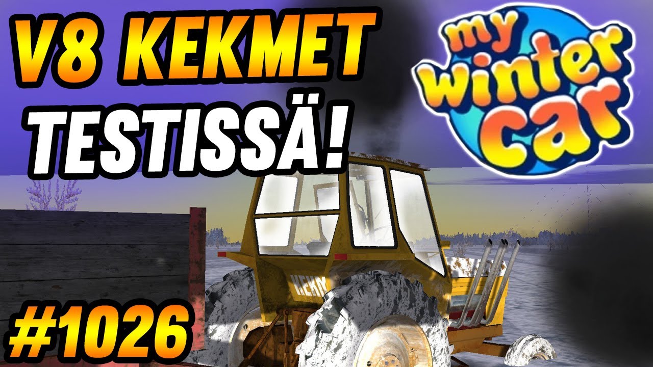My Winter Car #1026 | V8 KEKMETIN TESTAUS!!
