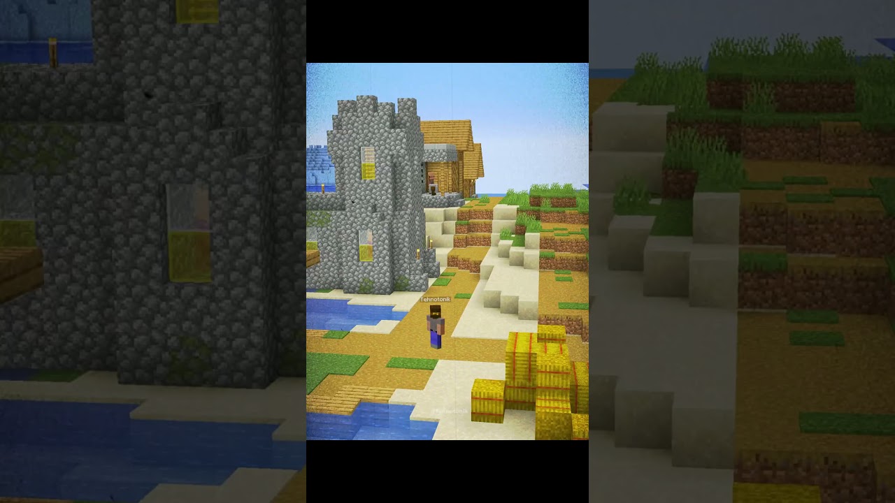 Minecraft 21 Diamond Blacksmith Seed Moment