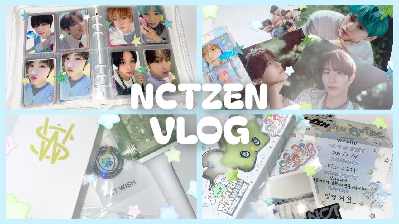 [ 시즈니 브이로그 ] 위즈니 • 엔시티 위시 • NCT WISH • 송버드 • 위드뮤 • 뉴믐뭔봄 • 택배깡 • 언박싱 • 포카 정리 • 위츄 • 스미니