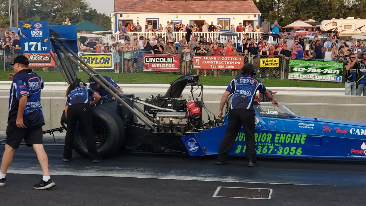 3.53 first run Top Fuel - Joe Morrison at Keystone Raceway Park