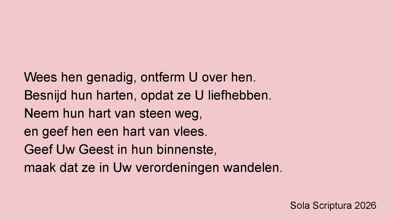 Gebed voor bekering van ongelovigen SV