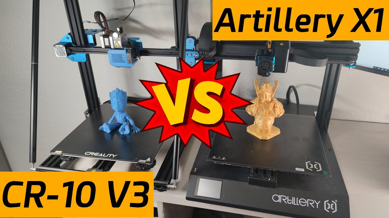 Artillery X1 vs Creality CR-10 V3 - COMPARATIVA mejor IMPRESORA 3D (2020)