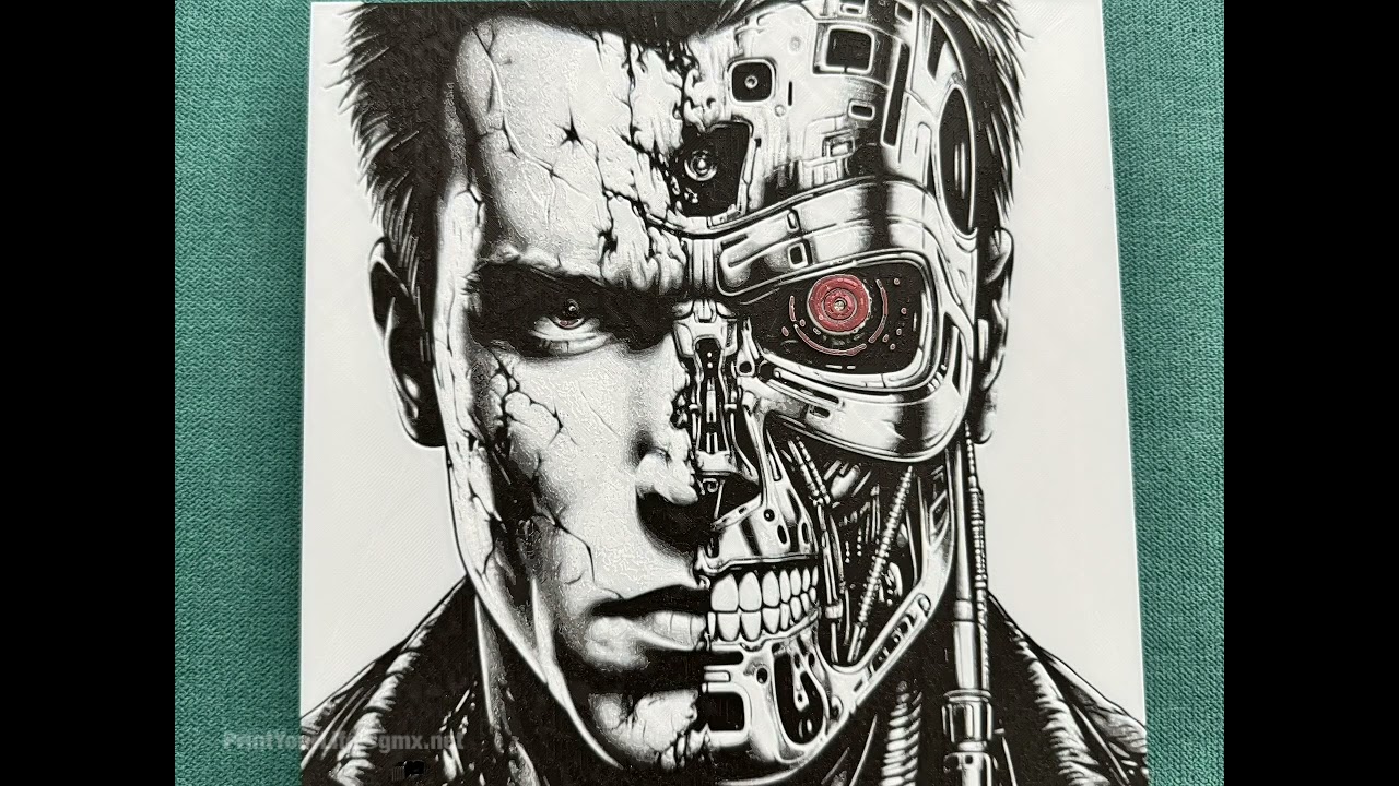 Terminator T800 3D Art V1