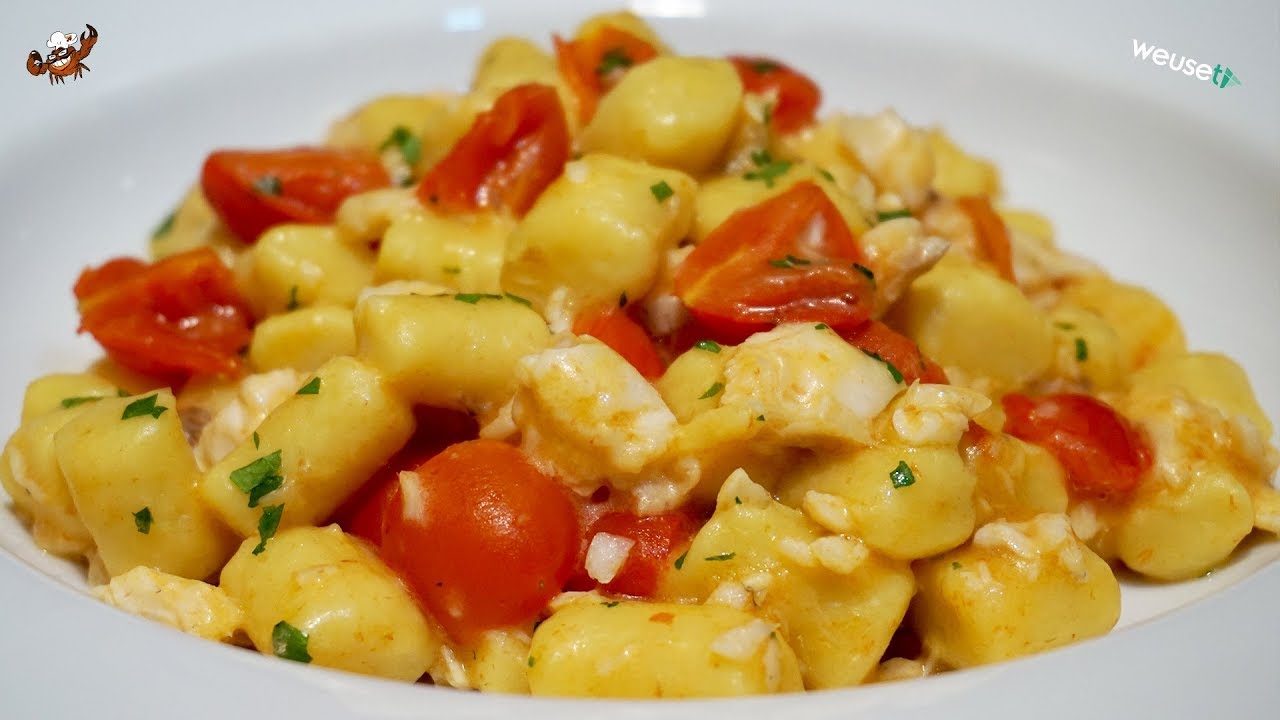 435 - Gnocchi all'orata...una vera cannonata! (primo piatto di pesce facile e sfizioso Natale 2017)