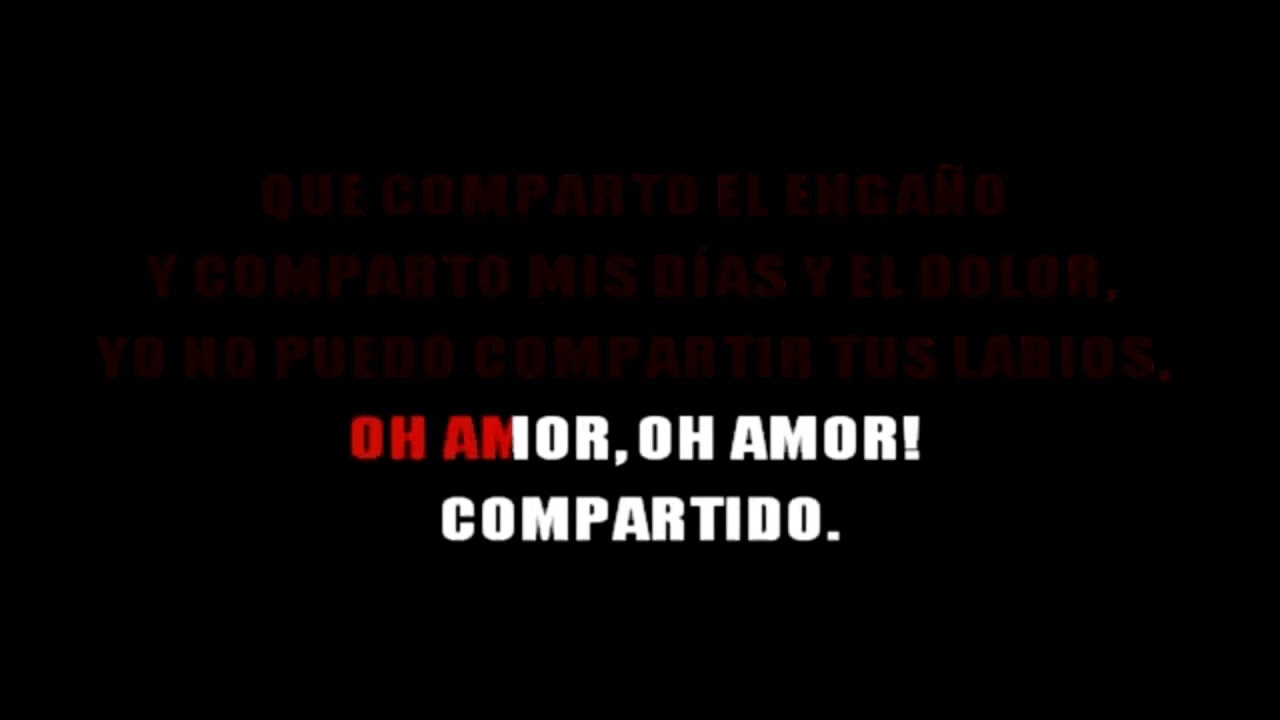 Maná - Labios Compartidos - Real Karaoke