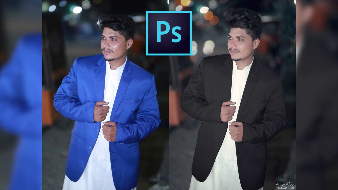 Night Photo Editing | Bokeh Effect | Color Grading  [Photoshop Retouching]