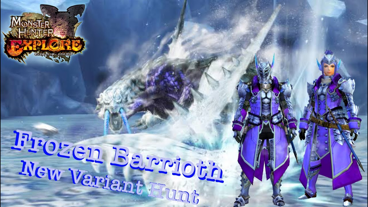 Monster Hunter Explore | Frozen Barrioth Armor Set & Gameplay