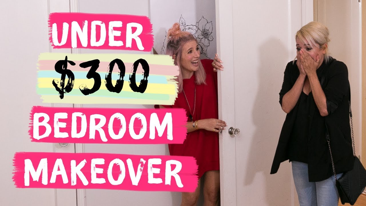 Under $300 Bedroom Makeover | Mr. Kate Decorates on a Budget