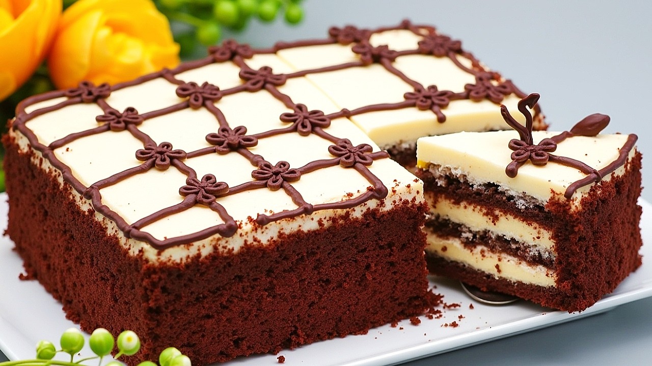 Сочный шоколадный торт за 15 минут.😋😋😋 Вы будете в восторге от результата. Простое рецепт.