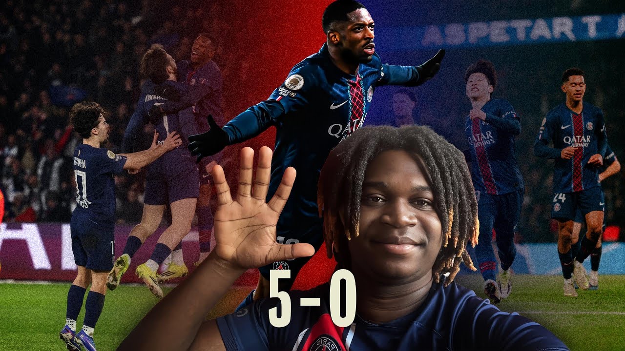 🖐️ MANITA 😂😂 (PSG 5-0 OM)