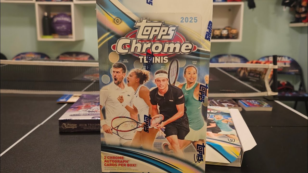 *NEW* HOBBY BOX 2025 TOPPS CHROME TENNIS IS HERE!!! 🎾