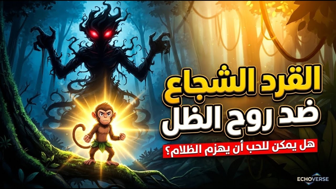 Milo: The Jungle Hero 🐒✨ | Shadow Spirit Story | Arabic Narration