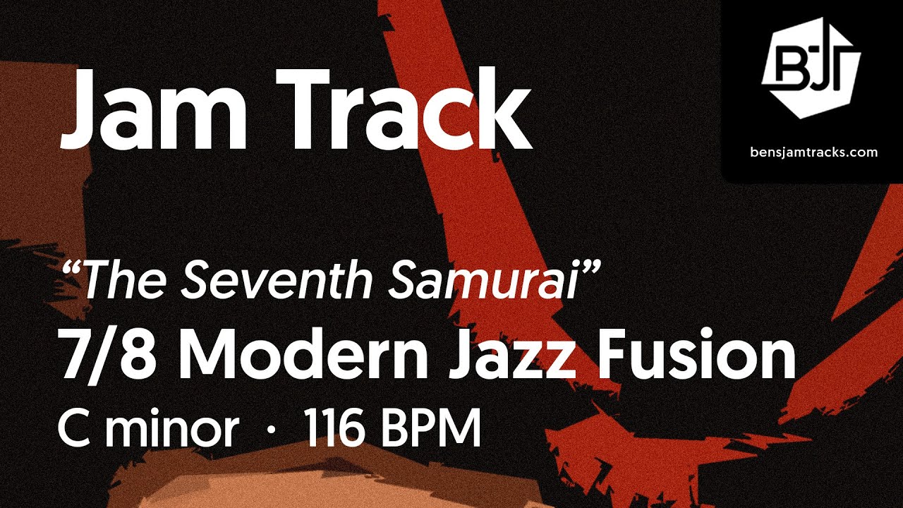 7/8 Modern Jazz Fusion Jam Track in C minor 