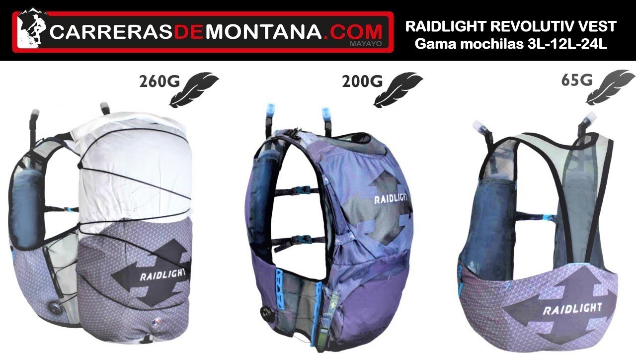 Raidlight Revolutiv Vest: Mochillas trail y ultras. Análisis gama Julio Santos CARRERASDEMONTANA.COM