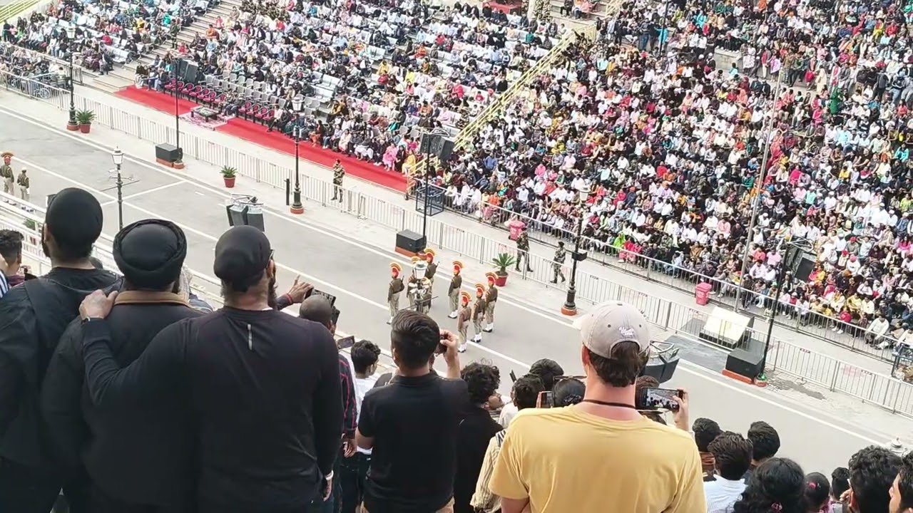 Wagah border. BSF show #youtube #viral #bsf 