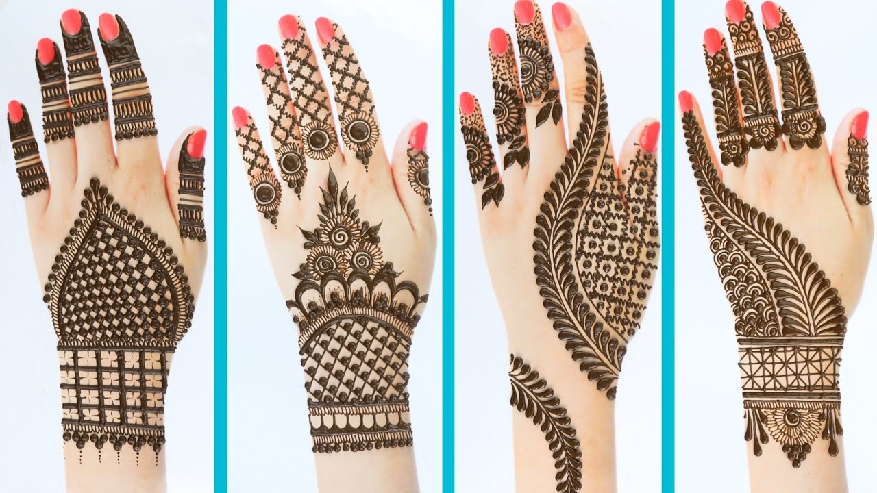 Arabic Mehndi design for hands | Simple Easy Mehandi design | Mehandi designs | Just Mehndi
