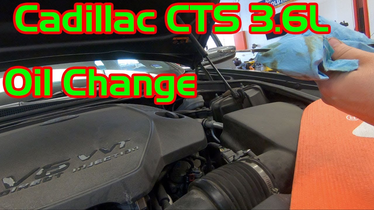 Замена масла в Cadillac CTS 3.6 2014-2019 гг.