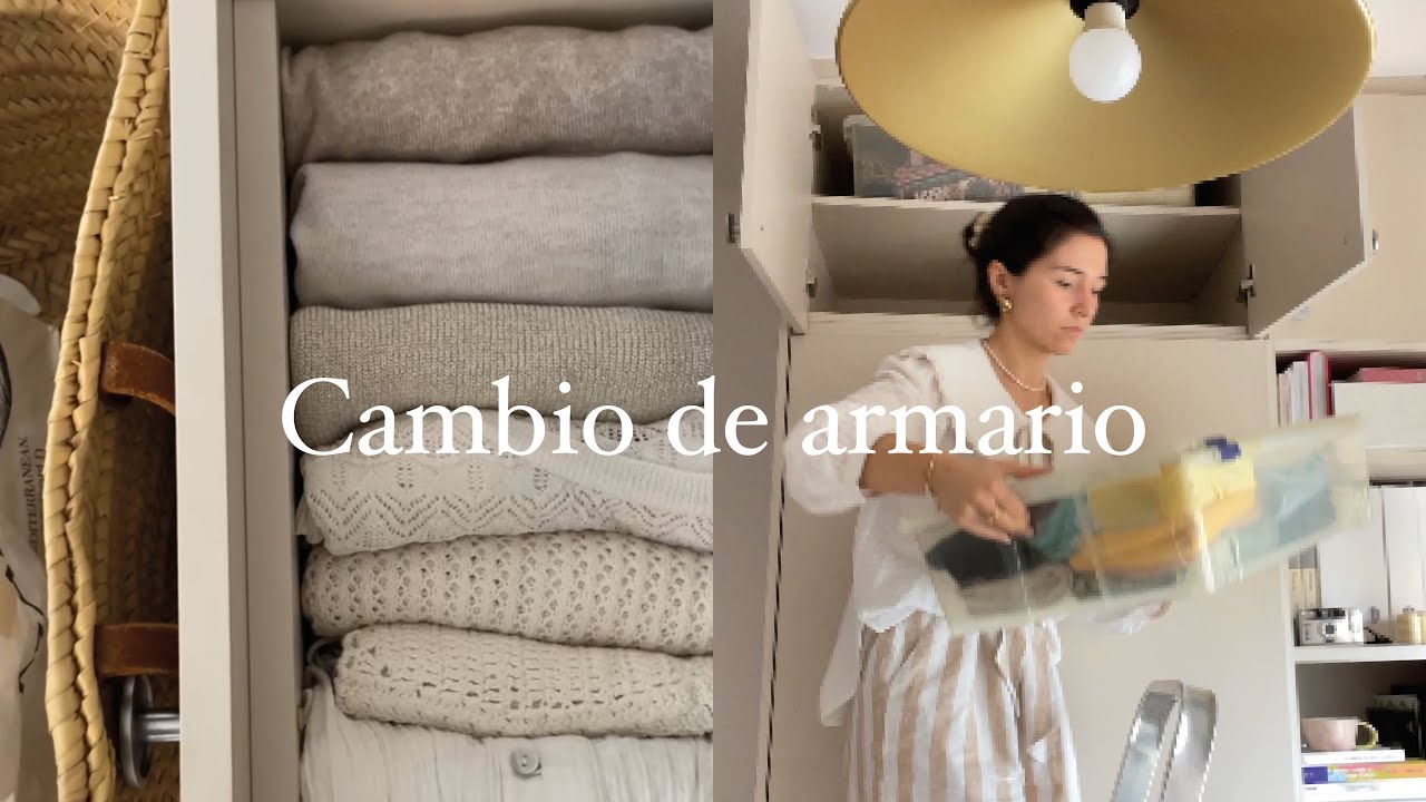 Haciendo el cambio de armario + tips de orden