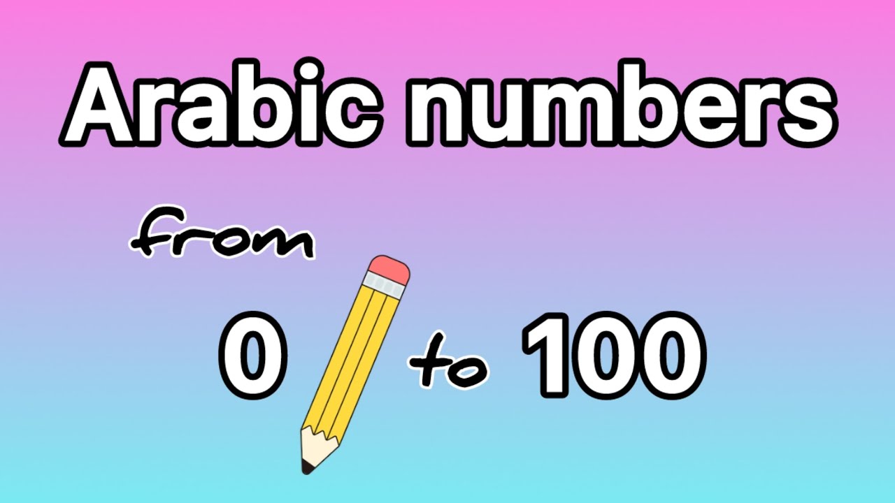 Arabic Numbers 0&ndash;100 | Listen & Repeat for Easy Memorization
