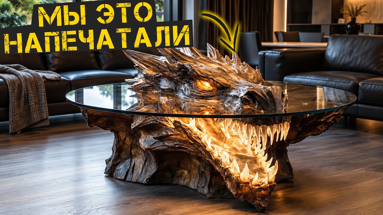 You won't believe it, but this table was 3D printed! 3D printing business