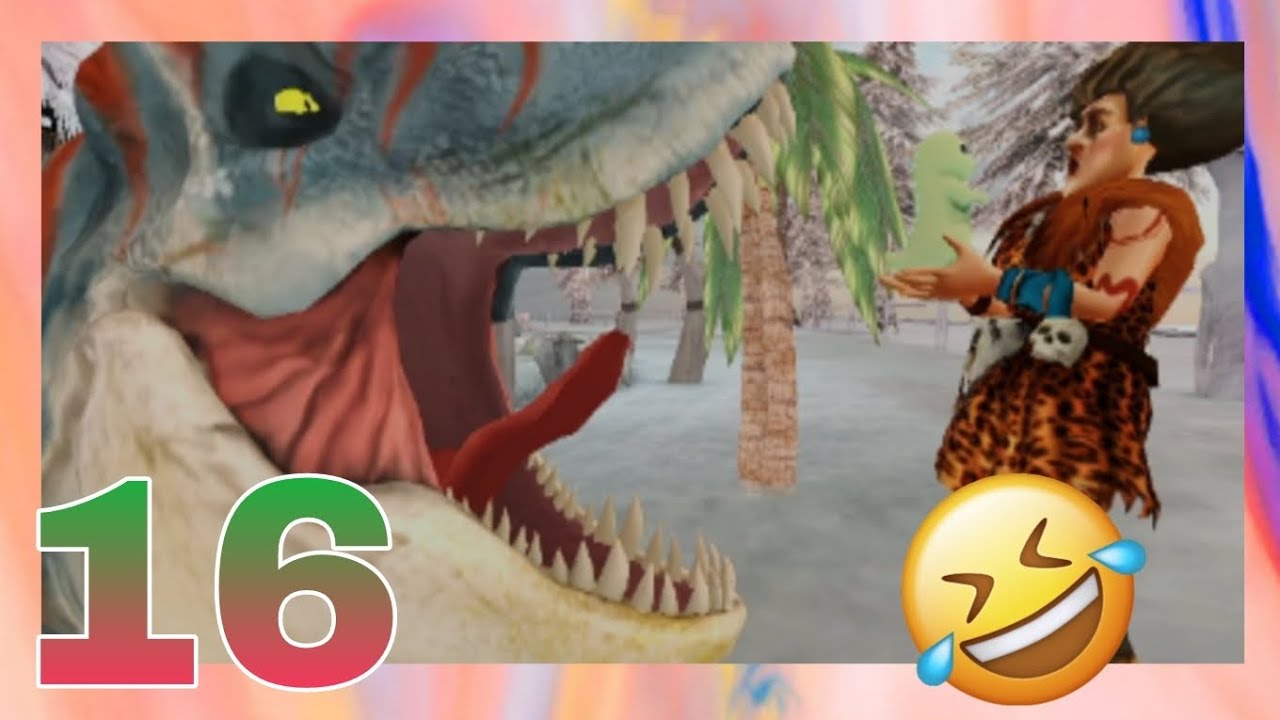 Dinosaur beat Miss T / Scary Teacher Stone age / #16 / #funny #manrade 😂😂